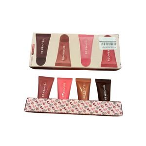 Tower 28 ShineOn Lip Jelly 4-Piece Mini Set Berry Coral Bronze Brown NIB